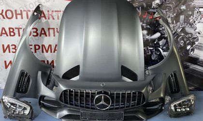 Бампер передний Mercedes-Benz AMG GT, C190/R190/X290 рестайлинг (2017—2023)