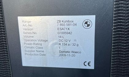 Холодильник встроенный BMW 7 серии F01/F02